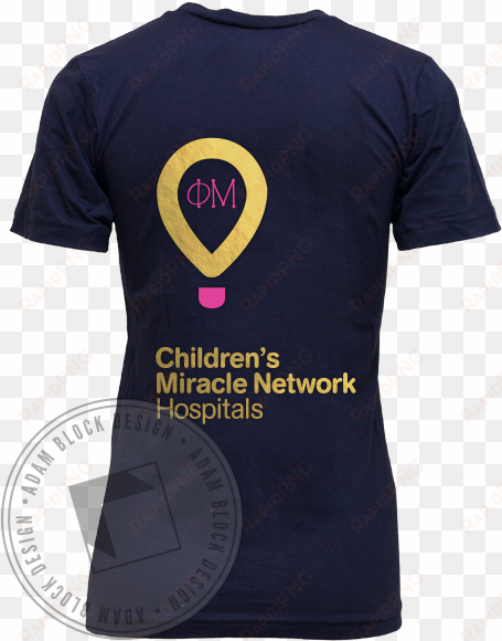 phi mu children's miracle network balloon v-neck - strawberry fields forever zta