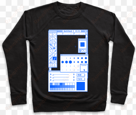 photoshop pixel tools pullover - spill the tea quotes