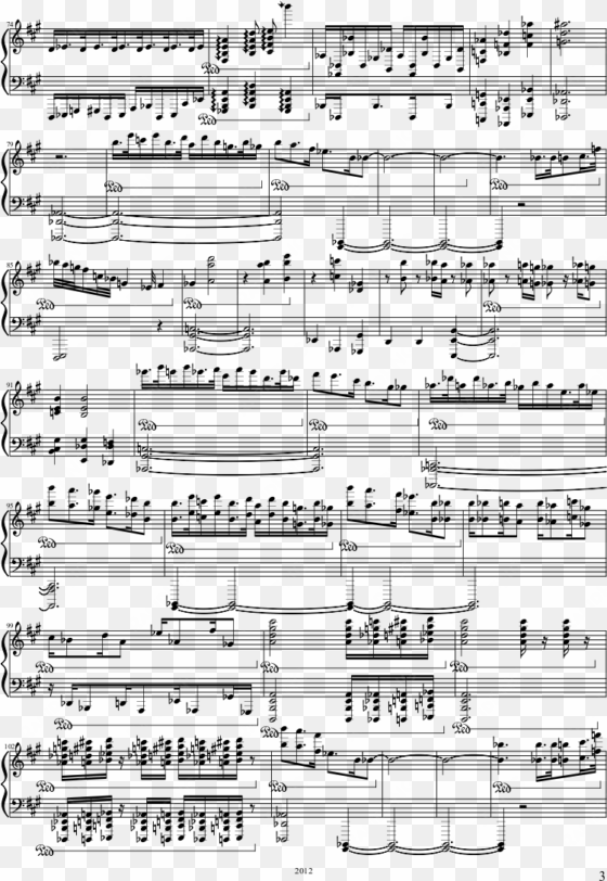 piano sonata no 1 'sounds from abandoned houses' sheet - sheet music