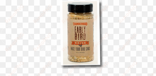 picture of early bird brine thunderbird - glass bottle