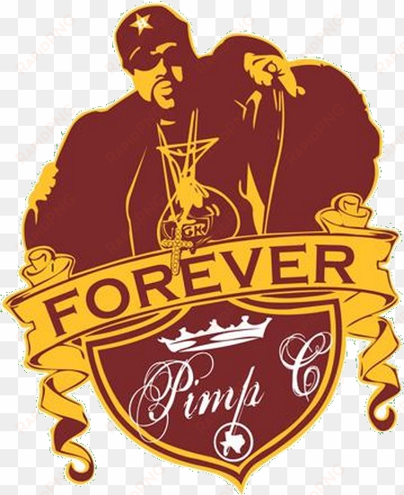 pimp c forever - initial p monogram shower curtain