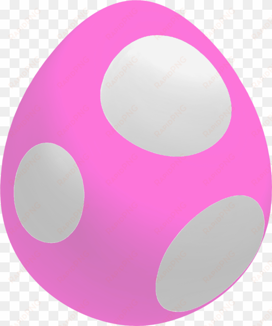 pink baby yoshi egg - mario baby yoshi egg
