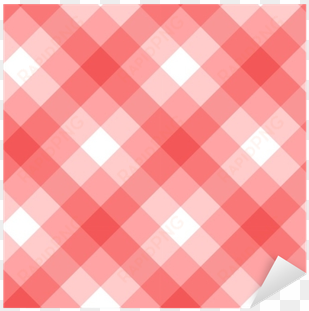 pink checker pattern seamless vector design sticker - plaid