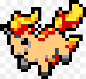 pixel rapidash - cartoon