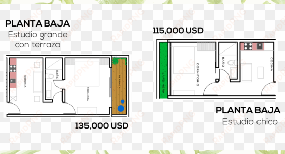 planta baja estudio chico - diagram