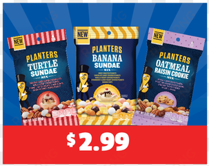 planters banana sundae mix - 3 oz