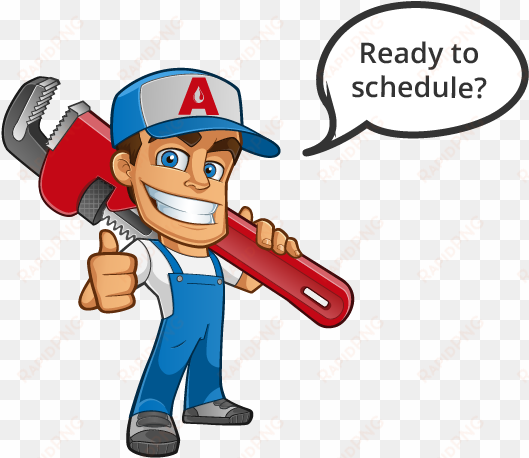 plumbing coupons & discounts - handy man illustration png