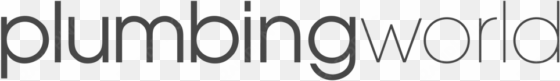 plumbing world logo 2015 black - plumbing world