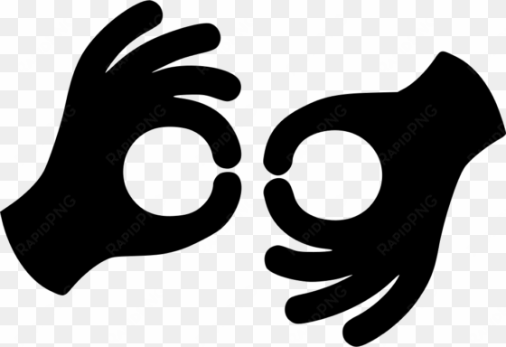 png file - international sign language icon
