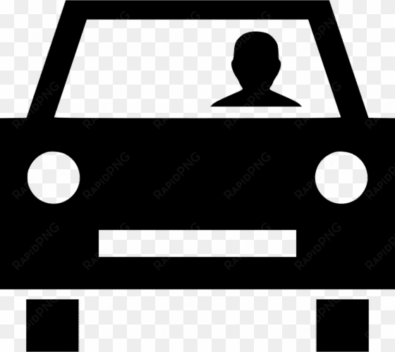 png file svg - car with driver icon