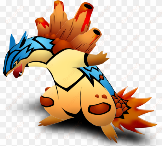 png - mega typhlosion y