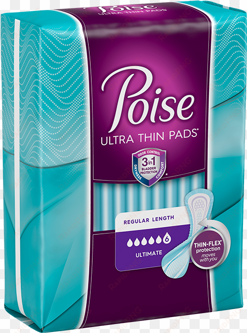 poise ultra thin shape package left - poise ultra thin pads long length