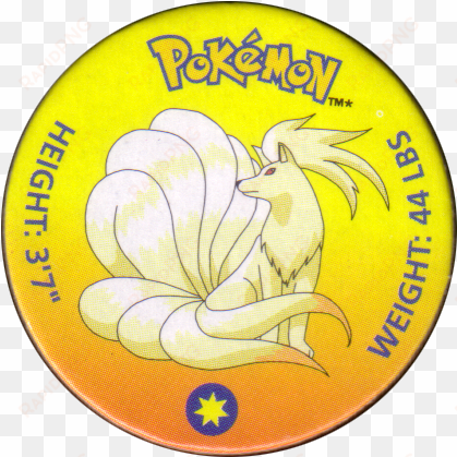 pokémon 038-ninetails - vintage 1999 pokemon 5-pack no 2 character pencils
