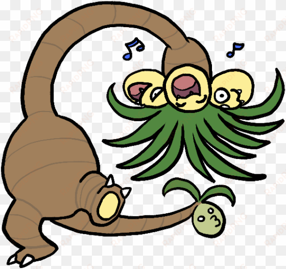 pokemon exeggutor alolan exeggutor quick doodle radicalheron - pharmacist
