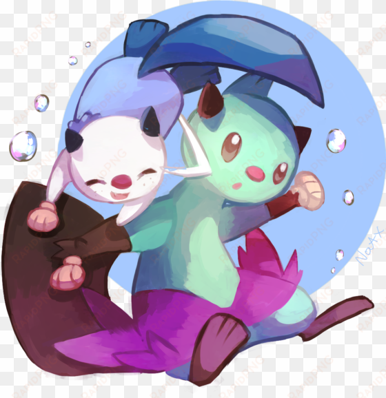 • pokemon my art tepig pignite snivy oshawott servine - dewott