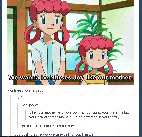 pokemon nurse joy farts