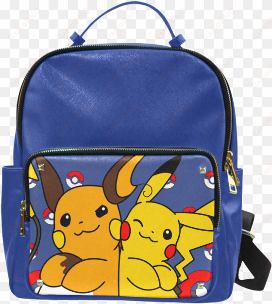 pokemon pikachu print leather school backpack - michonne the walking dead leisure backpack bag school