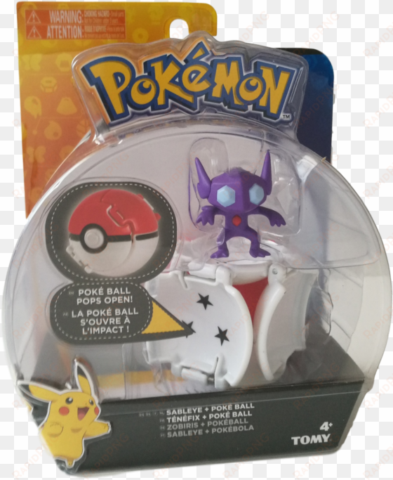 pokemon throw n' catch - tomy pokemon throw 'n' pop pokeball sableye