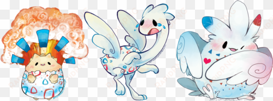 pokemon togepi togekiss togetic hydreigon deino applewaffles - togepi vs hydreigon