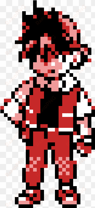 pokemon trainer red manga sprite