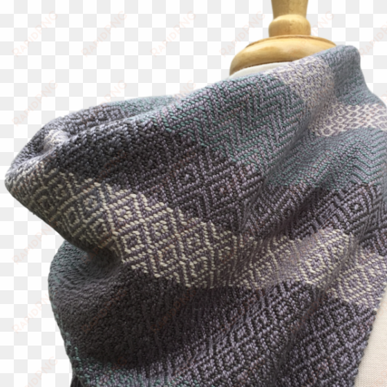 pool, cream and grey woven bandana scarf k - woolen