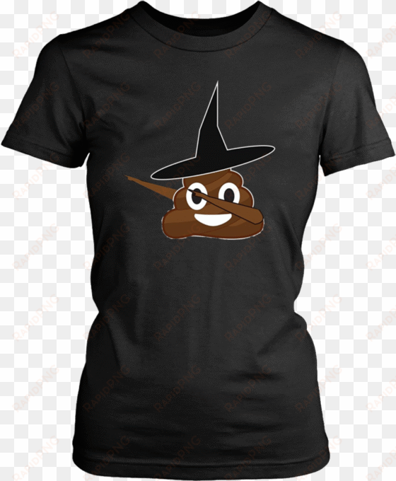 poop emoji witch hat dabbing dance halloween t-shirt - too peopley outside shirt