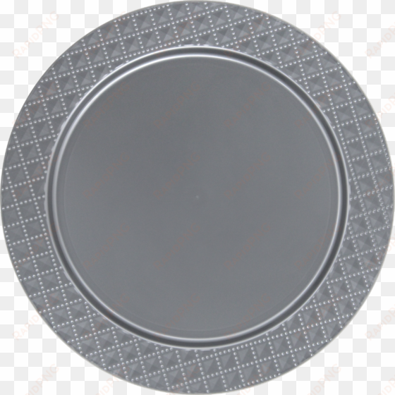 posh setting silver charger plates, diamond design,