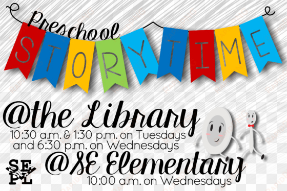 preschool story time - seneca east public library