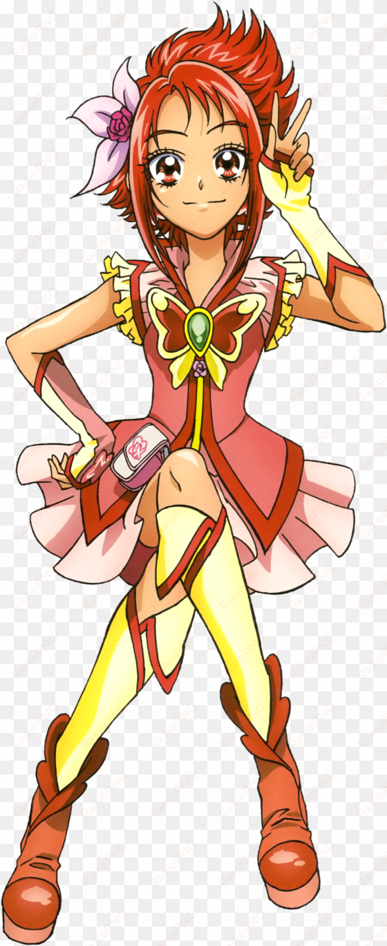 pretty cure all stars dx cure rouge pose - yes! pre cure 5 go go 8