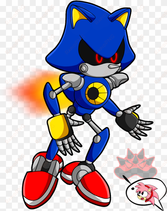 processing - modern metal sonic fanart