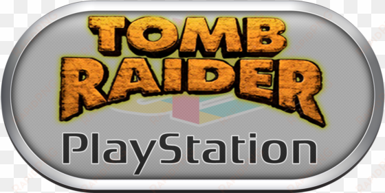 ps1 silver ring clear game logo set - tomb raider