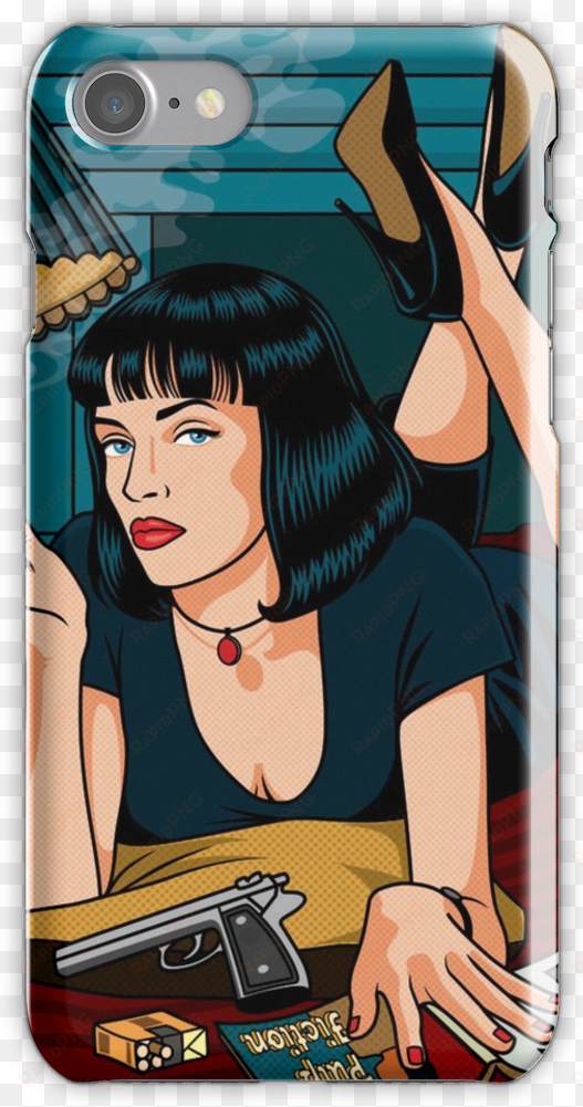 pulp fiction iphone 7 snap case - pop art pulp fiction