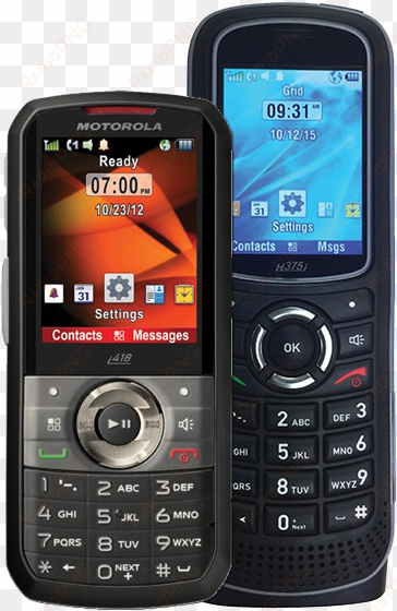 push to talk services - motorola walkie talkie i418