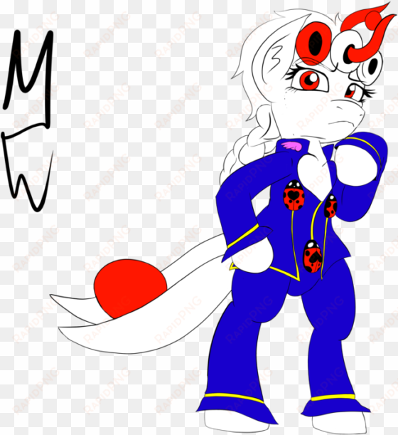 queen-razlad, bipedal, fullbody, giorno giovanna, jojo's - giorno giovanna