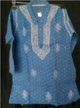 quick view kia cotton kids lucknowi chikan kurta - lucknowi kurta for boys