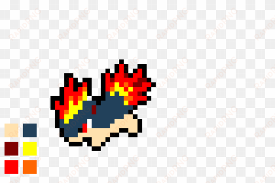 quilava - quilava pixel art