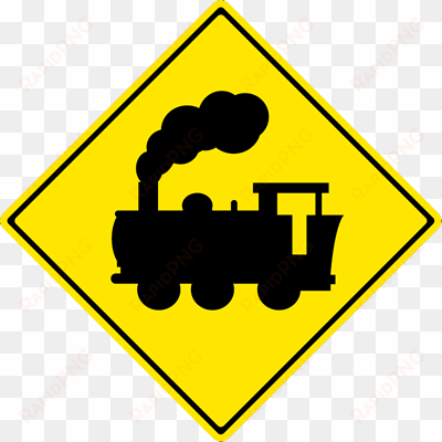 railroad crossing - road sign
