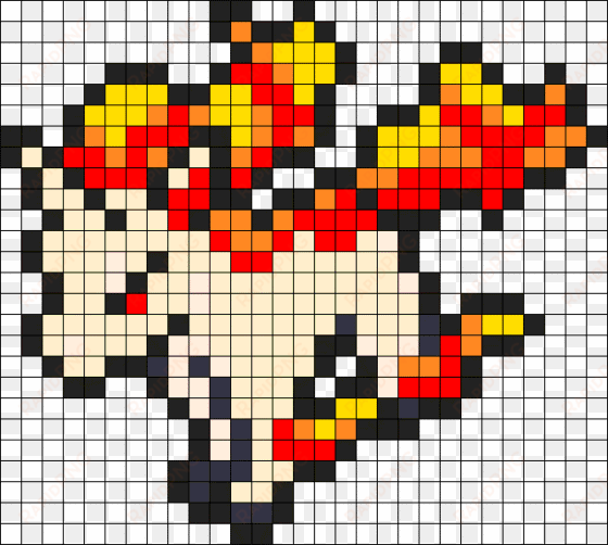 rapidash pokemon bead pattern perler bead pattern / - pixel art pokemon ponyta