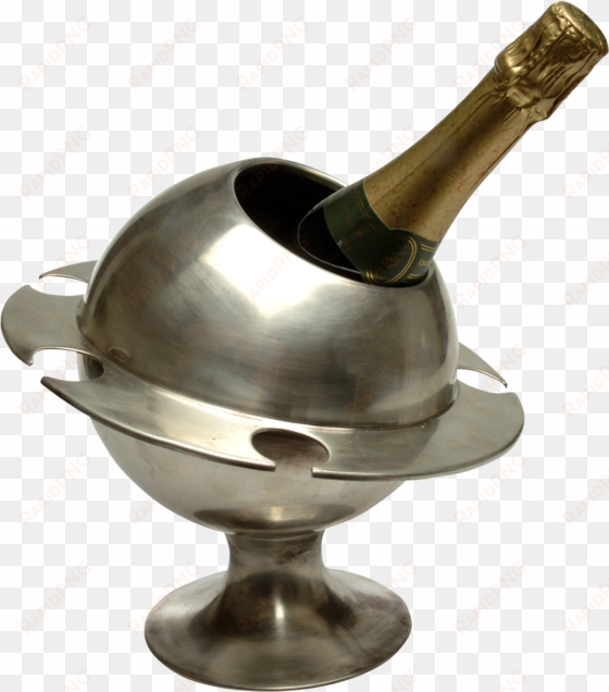 rare 'saturn ring' champagne ice bucket found at www - ice