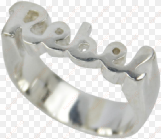 rebel silver ring - body jewelry