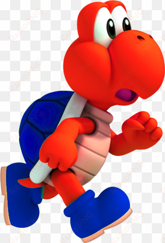 red and blue koopa troopa