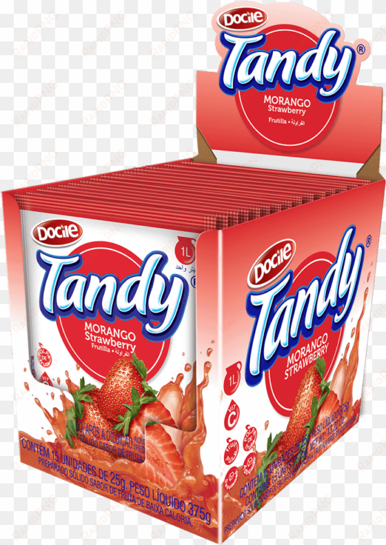 refresco em po morango - refresco em po tandy sortidas