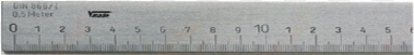 regla rígida de precisión din 866/i - regla rigida de precision