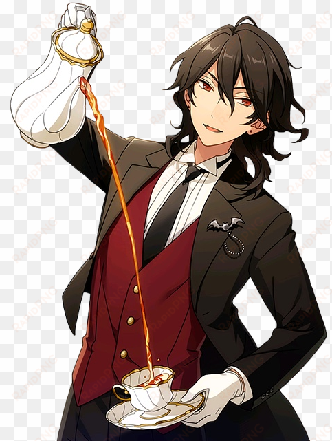 rei sakuma butler dialogue render - naruto online yes master