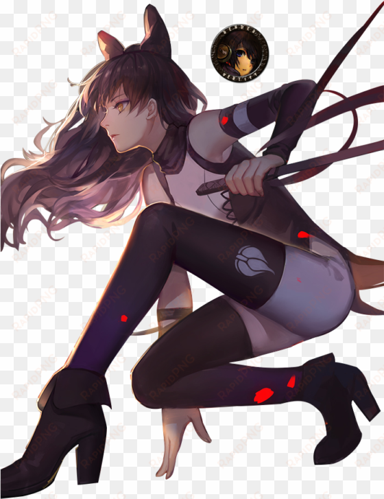render by kqereda - anime rwby blake