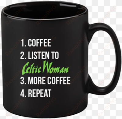 repeat mug - maybe coffee and swearing will help: blank lined journal