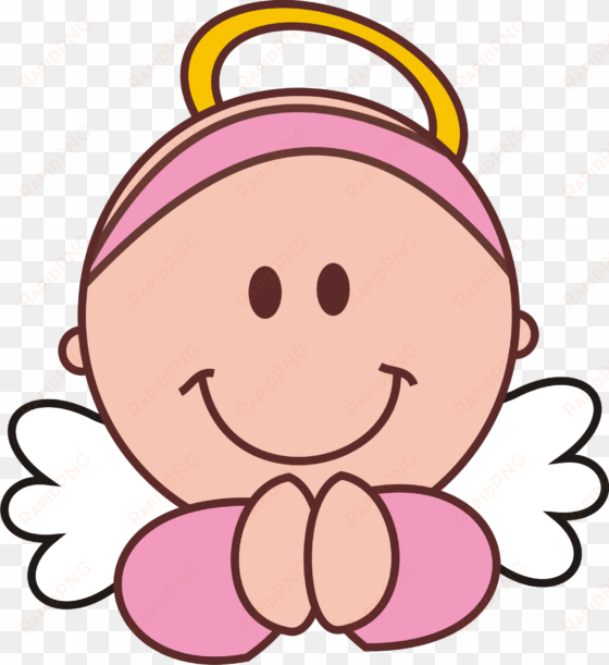 resultado de imagen para angelitos caricatura - angelito rosa de bautizo