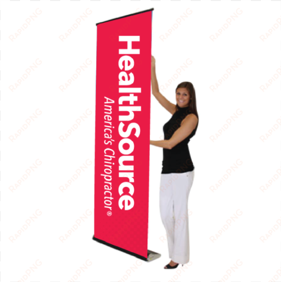 retractable banner stand - 33 x 78 retractable banner