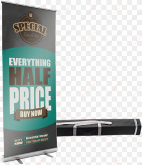 retractable banner stands - printbyme