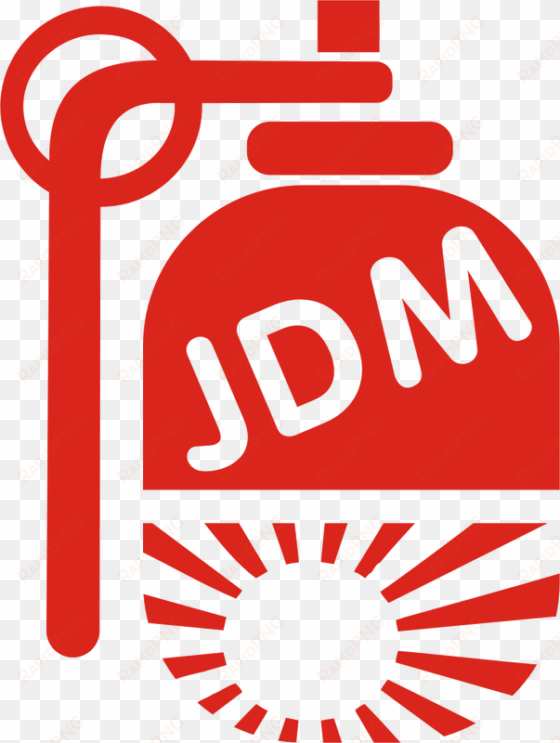 rising sun jdm bomb - logo jdm em png